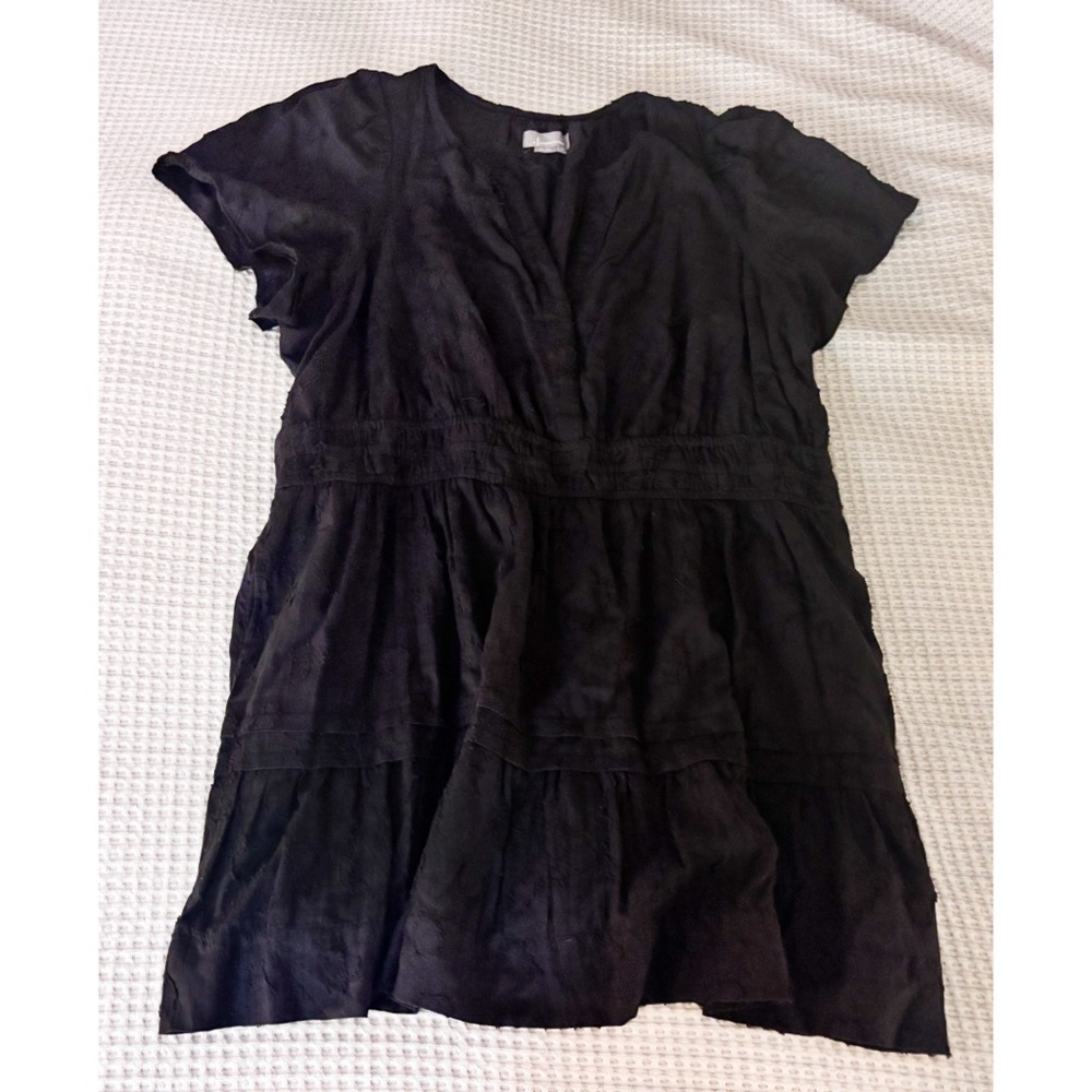 Anthropologie Black Mini Dress
